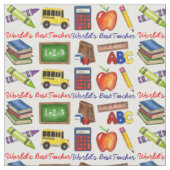 Best Teacher School Supplies Stof (Close Up)