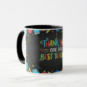 Best Teacher Thank You Personalized Mok (Voorkant links)