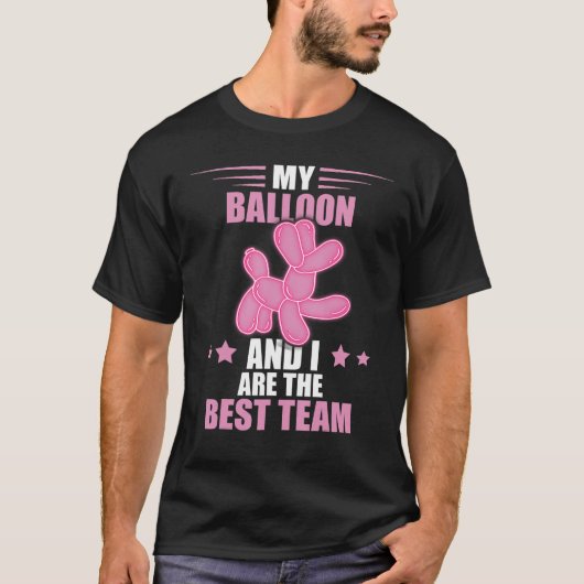Best Team Balloon Twisting Balloon Animal Balloon  T-shirt (Voorkant)