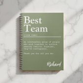 Best Team Definition Custom Employee Recognition Notitieboek