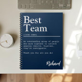 Best Team Definition Employee Appreciation Custom Notitieboek