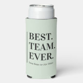 Best Team Ever Employee Appreciation Gift  Seltzer Blikjeskoeler (Seltzer Achterkant)