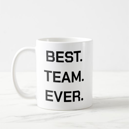 Best Team Ever | Fun Modern Team Appreciation Koffiemok (Links)