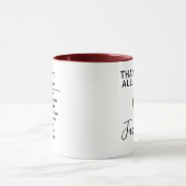 Best Team Ever | Fun Modern Team Appreciation Mok (Midden)