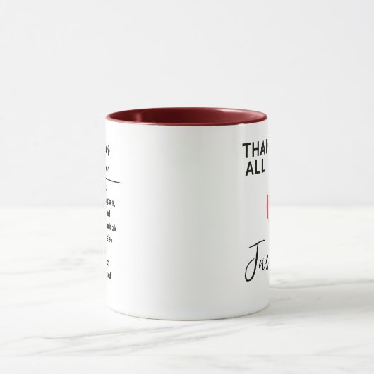 Best Team Ever | Fun Modern Team Appreciation Mok (Midden)