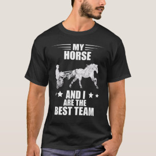 Best Team Horse Racing Equiting Trotting Harness T-shirt