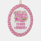 Best Team Mam Gift Ornament ter wereld (Rechts)