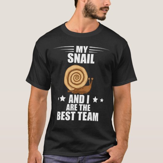 Best Team Snail And I Snail Shell Snails  Mollusk T-shirt (Voorkant)