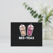 Best-Teas - Bubble Tea Kawaii Boba Tea Love Briefkaart (Staand voorkant)