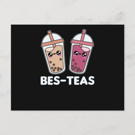 Best-Teas - Bubble Tea Kawaii Boba Tea Love Briefkaart (Voorkant)