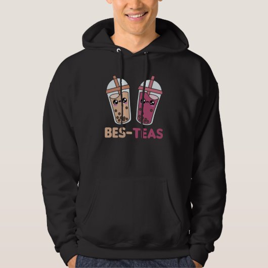 Best-Teas - Bubble Tea Kawaii Boba Tea Love Hoodie (Voorkant)