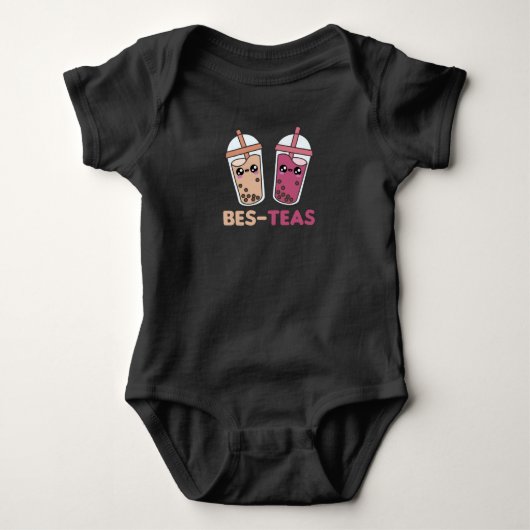 Best-Teas - Bubble Tea Kawaii Boba Tea Love Romper (Voorkant)