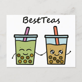 "Best-Teas" Kaart - Een perfecte mix van Schattige