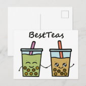 "Best-Teas" Kaart - Een perfecte mix van Schattige (Voorkant / Achterkant)