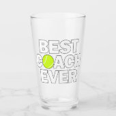 Best Tennis Coach ooit bedankt Coach Sports Glas (Voorkant)