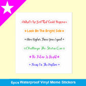 Best That Could Happen Memes | Waterproof Positive Sticker