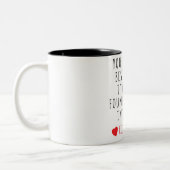 Best Thing I Found Online – Custom Name Mug Tweekleurige Koffiemok (Links)