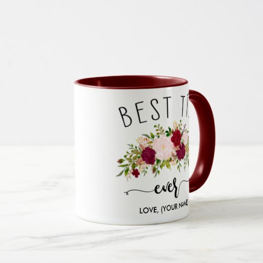 Best Tía Ever - Best tante Ever ADD JOUW NAAM Mok (Voorkant rechts)