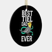 Best Tiel Pap Ever Cockatiel Lover Birb Parrot Keramisch Ornament (Rechts)