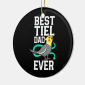 Best Tiel Pap Ever Cockatiel Lover Birb Parrot Keramisch Ornament (Links)