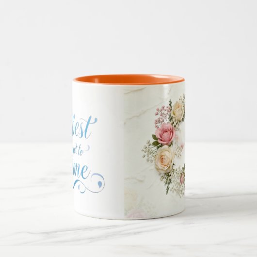 Best time coffe Mug Tweekleurige Koffiemok (Center)