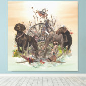 Best Times to Hunt, SAP Canvas Afdruk (Insitu (Houten vloer))