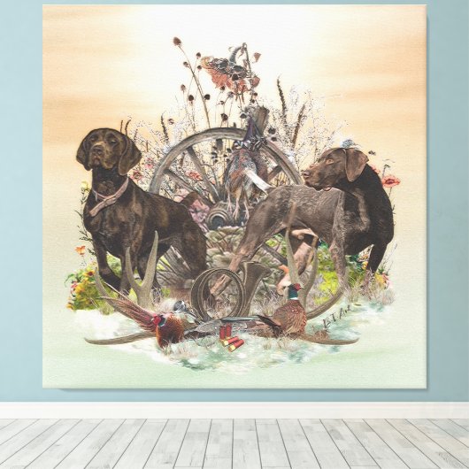 Best Times to Hunt, SAP Canvas Afdruk (Insitu (Houten vloer))