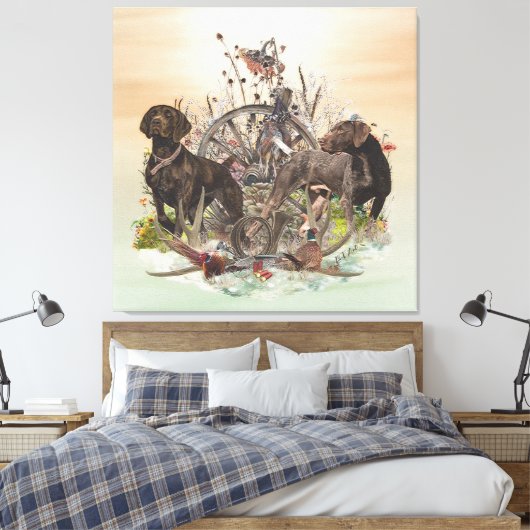 Best Times to Hunt, SAP Canvas Afdruk (Insitu (Slaapkamer))