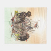 Best Times to Hunt, SAP Fleece Deken (Voorkant (Horizontaal))