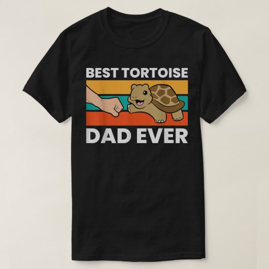 Best Tortoise Dad ooit T-shirt (Design voorkant)