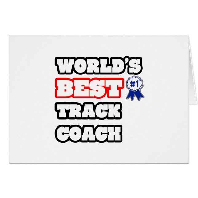 Best Track Coach ter wereld (Voorkant Horizontaal)