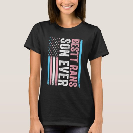 Best Trans Son Ever Transgender T-shirt (Voorkant)