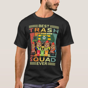 Best Trash Squad Ever Night Garbage Truck Driver G T-shirt