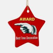 Best Tree Decoration Award Keramisch Ornament (Rechts)