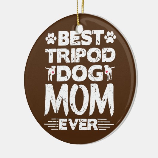 Best Tripod Dog Mam Ooit Amber Three Legged Dog Keramisch Ornament (Links)