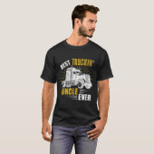 Best Truckin oom Ever T-shirt Trucker Gift Fathers (Voorkant volledig)