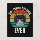 Best Tuxedo Cat Mam Ever Briefkaart (Voorkant)