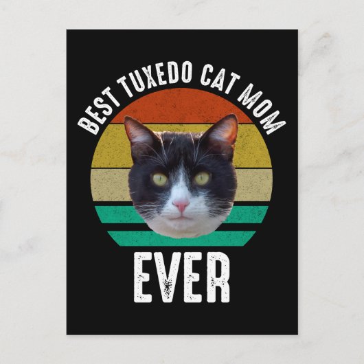 Best Tuxedo Cat Mam Ever Briefkaart (Voorkant)