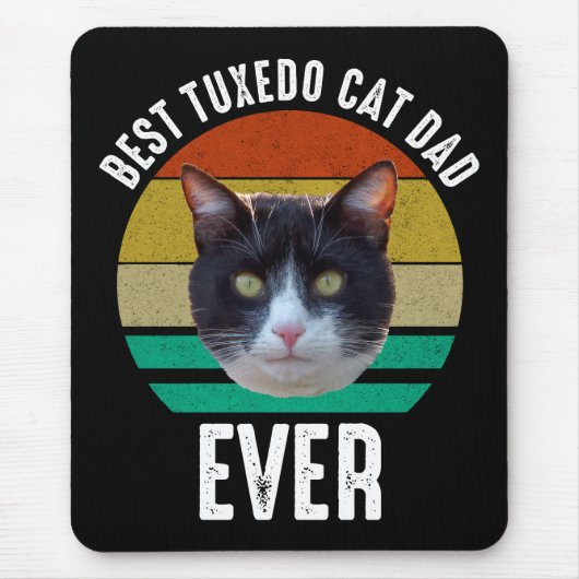 Best Tuxedo Cat Pap Ever Muismat (Voorkant)