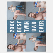 Best Twin Pap Ever Foto Fleece Deken (Voorkant)