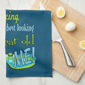 Best uitziende 60e verjaardag theedoek (Quarter Fold)