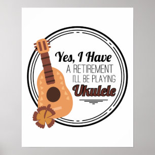 Best Ukulele Musician Gift Poster