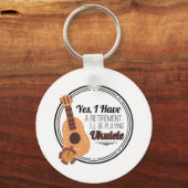 Best Ukulele Musician Gift Sleutelhanger (Voorkant)