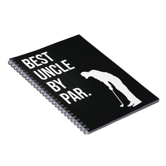 Best Uncle beroemd gemaakt door Par Black and Whit Notitieboek (Rechterzijde)
