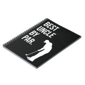 Best Uncle beroemd gemaakt door Par Black and Whit Notitieboek (Linkerzijde)