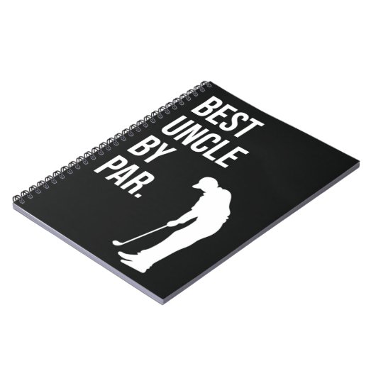 Best Uncle beroemd gemaakt door Par Black and Whit Notitieboek (Linkerzijde)