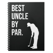 Best Uncle beroemd gemaakt door Par Black and Whit Notitieboek (Voorkant)