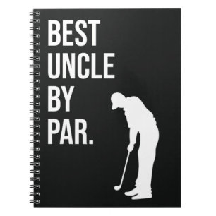 Best Uncle beroemd gemaakt door Par Black and Whit Notitieboek