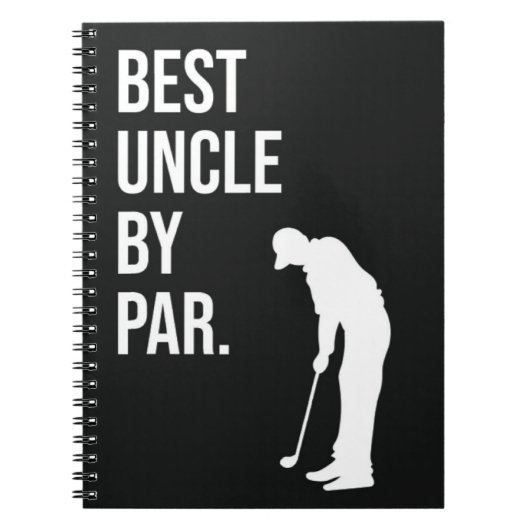 Best Uncle beroemd gemaakt door Par Black and Whit Notitieboek (Voorkant)