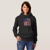 Best Uncle Ever   American Flag Patriotic USA Hoodie (Voorkant volledig)